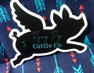 Flying Pig Sticker