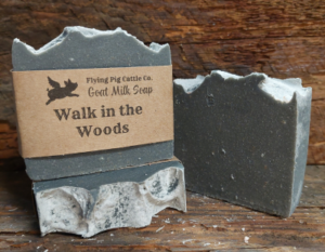 walk in the woods goat milk soap set