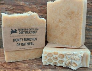 handcrafted goat milk soaps - honey bunches of oatmeal