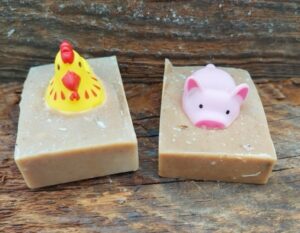 Scrub a dub toy goat milk soap
