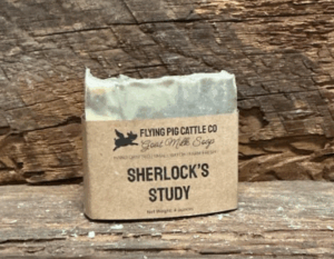 Sherlock’s study handcrafted goat milk soap