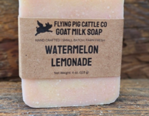 Watermelon Lemonade Goat Milk Soap